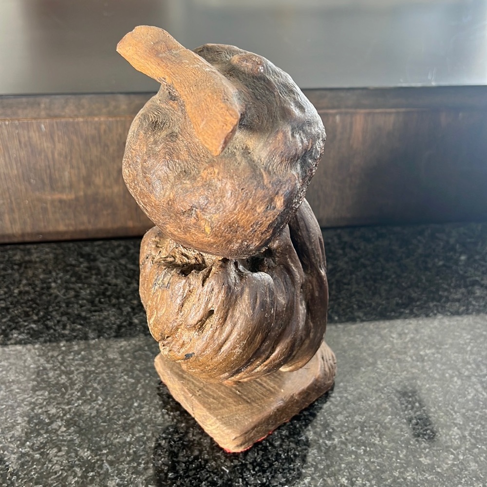 Hand carved Driftwood Sculpture by Emily D. Burt 8.5”
